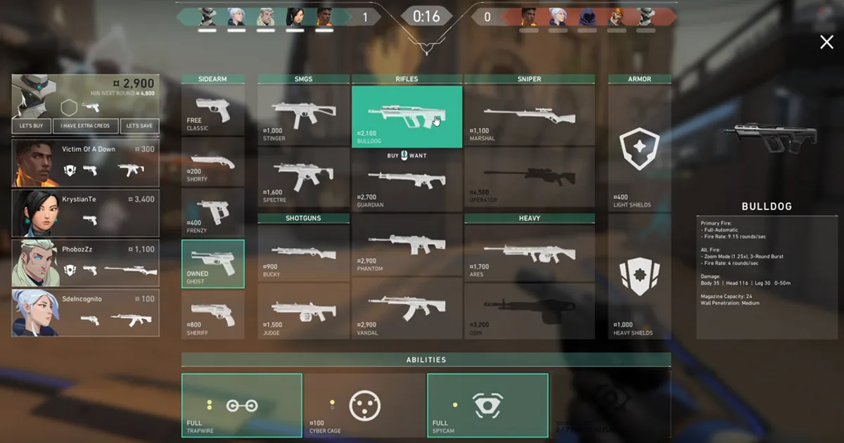 CS:GO vs VALORANT – porównujemy ekonomię obu gier