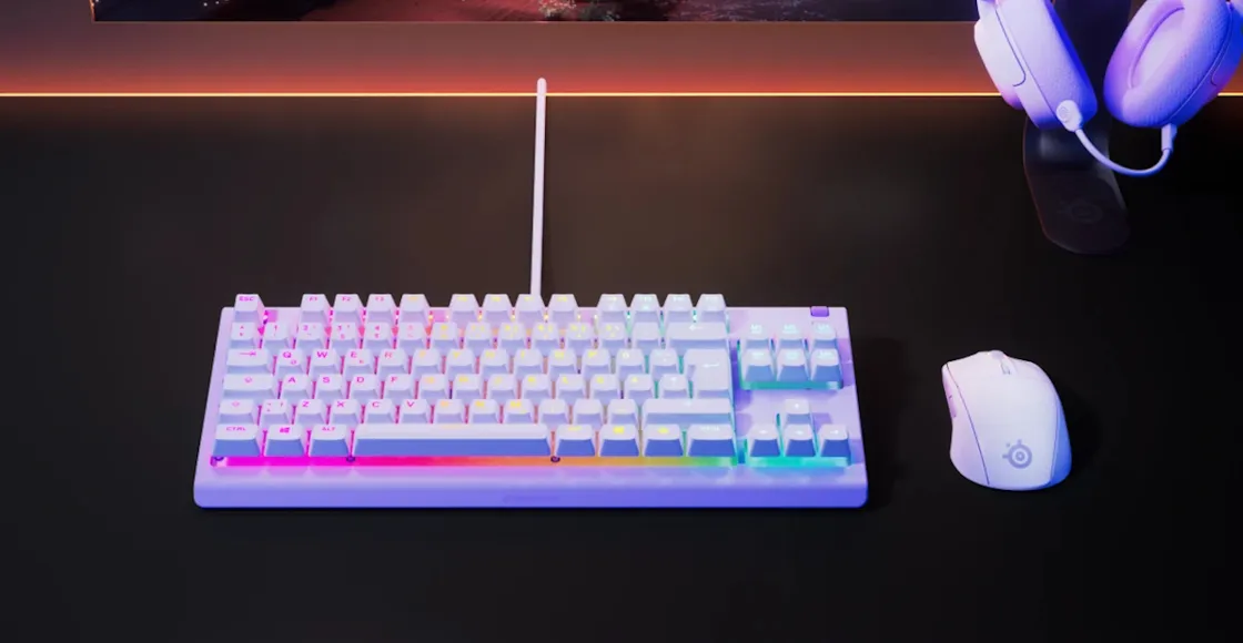 SteelSeries Apex 3 TKL lavender